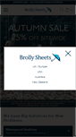 Mobile Screenshot of brollysheets.co.uk